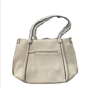 New with tags white leather purse